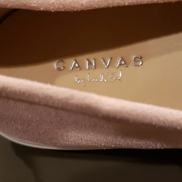 Land's End NEW Platform Flats Perf Suede Floral Stud Sneakers Shoes Women's 10 - Picture 5 of 8